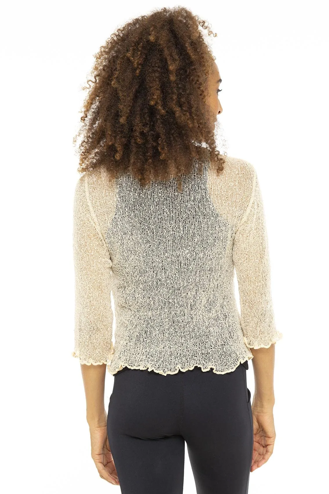 Classic Sheer Shrug Knit Cardigan