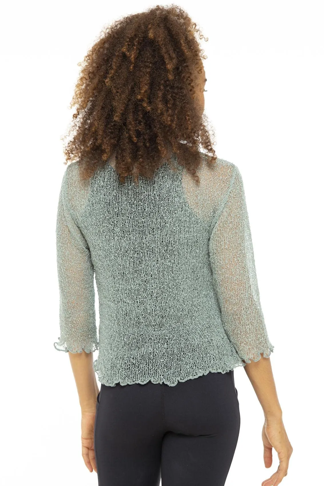 Classic Sheer Shrug Knit Cardigan