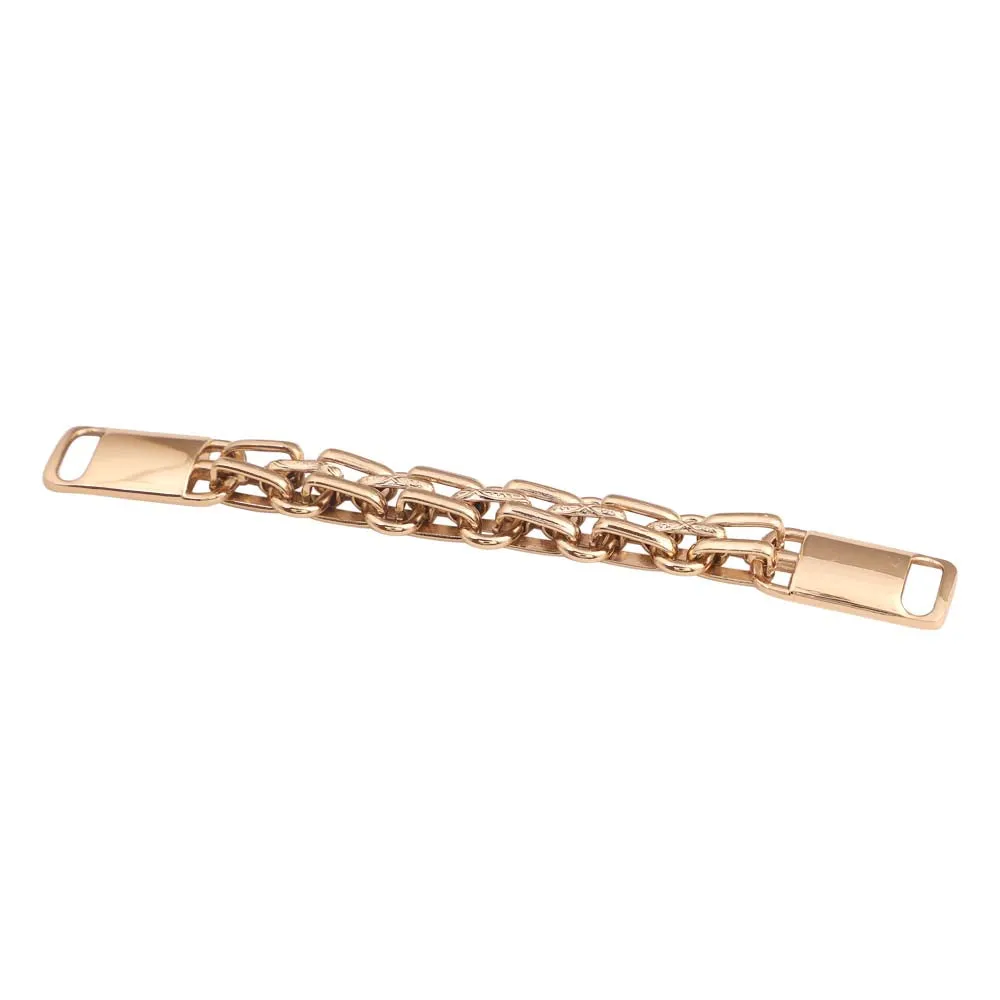 Classic Shiny Gold Decorative Chain Connector Design Buckle