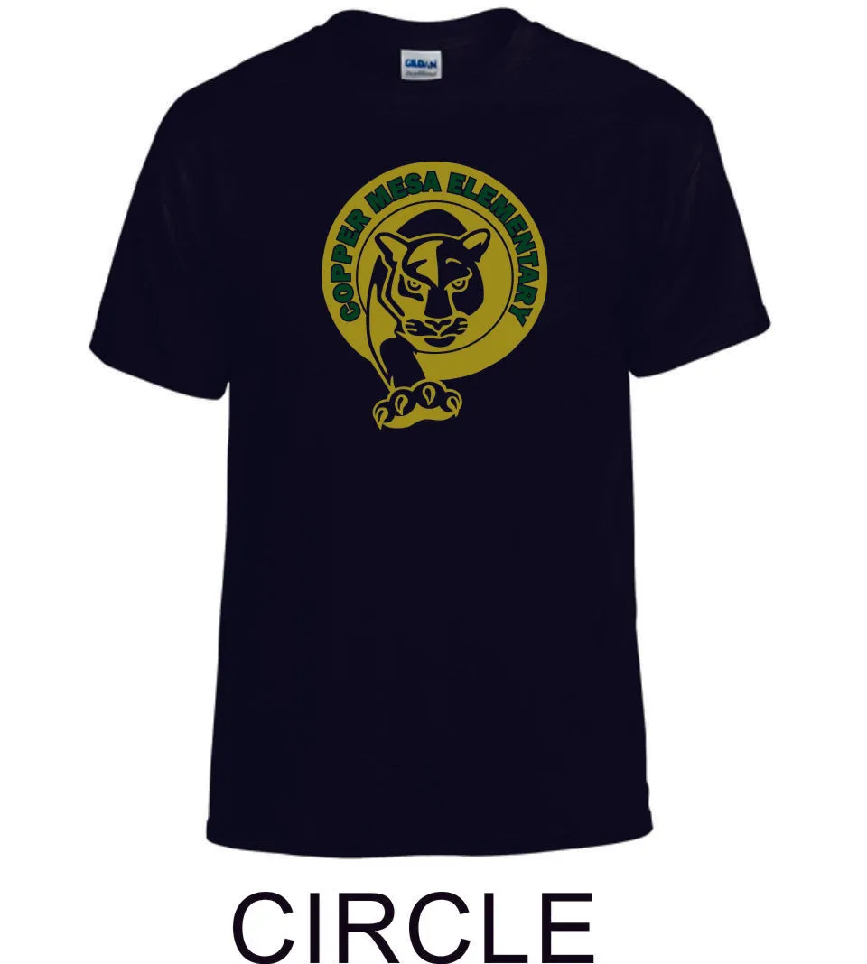 CME Circle Design Basic Tee- Matte or Glitter