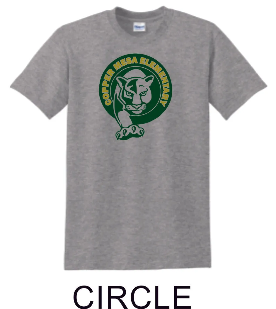 CME Circle Design Basic Tee- Matte or Glitter