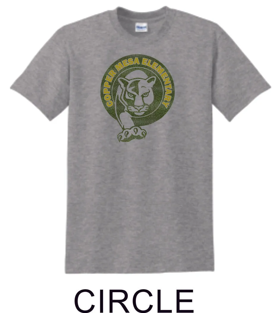 CME Circle Design Basic Tee- Matte or Glitter