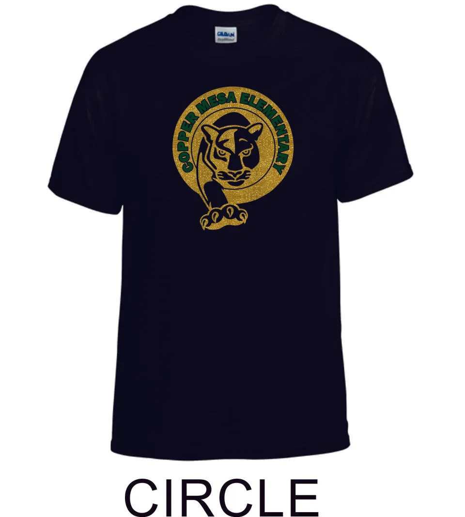 CME Circle Design Basic Tee- Matte or Glitter