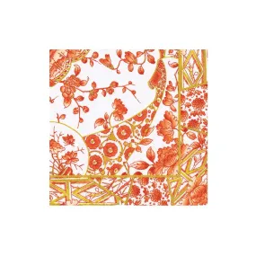 Cocktail Napkins - Gilded Porcelain Coral