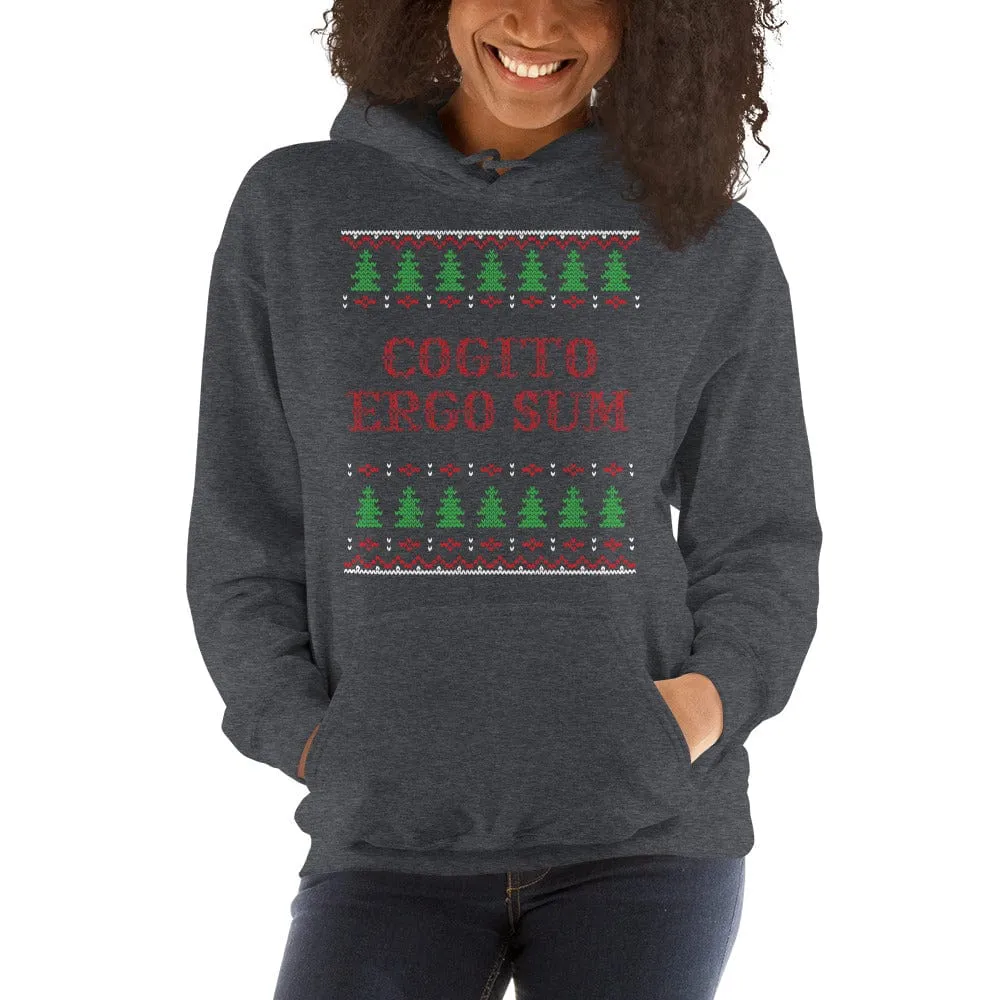 Cogito Ergo Sum - Ugly Xmas Sweater - Hoodie