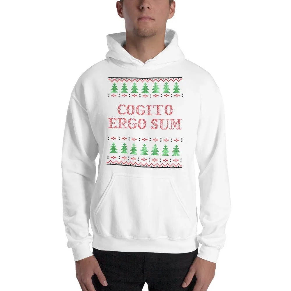 Cogito Ergo Sum - Ugly Xmas Sweater - Hoodie