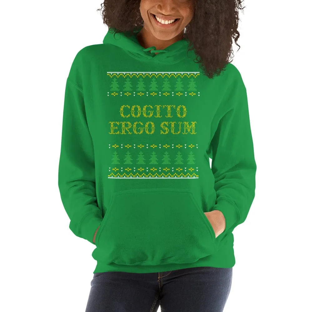 Cogito Ergo Sum - Ugly Xmas Sweater - Hoodie