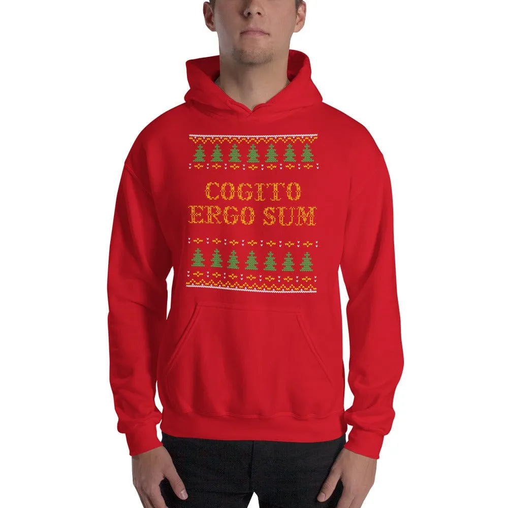 Cogito Ergo Sum - Ugly Xmas Sweater - Hoodie