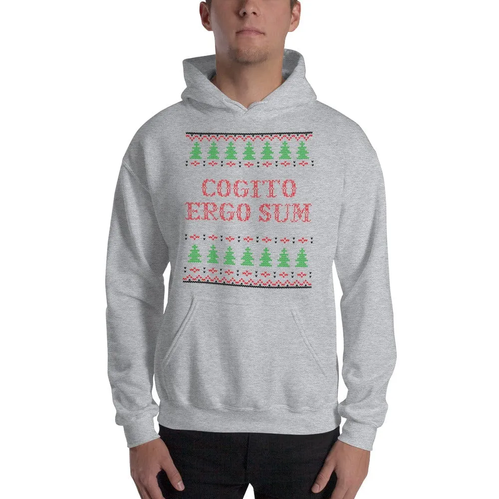 Cogito Ergo Sum - Ugly Xmas Sweater - Hoodie