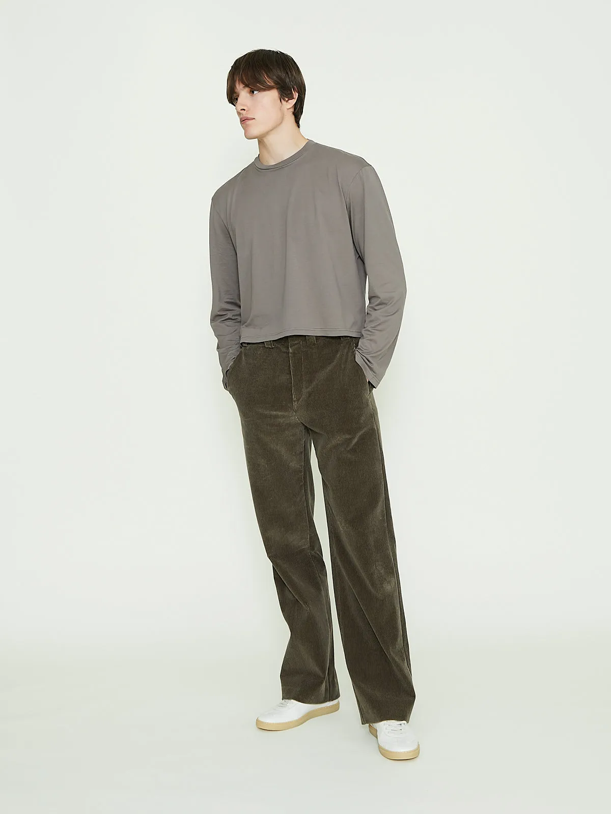 Corduroy Trousers in Castoro