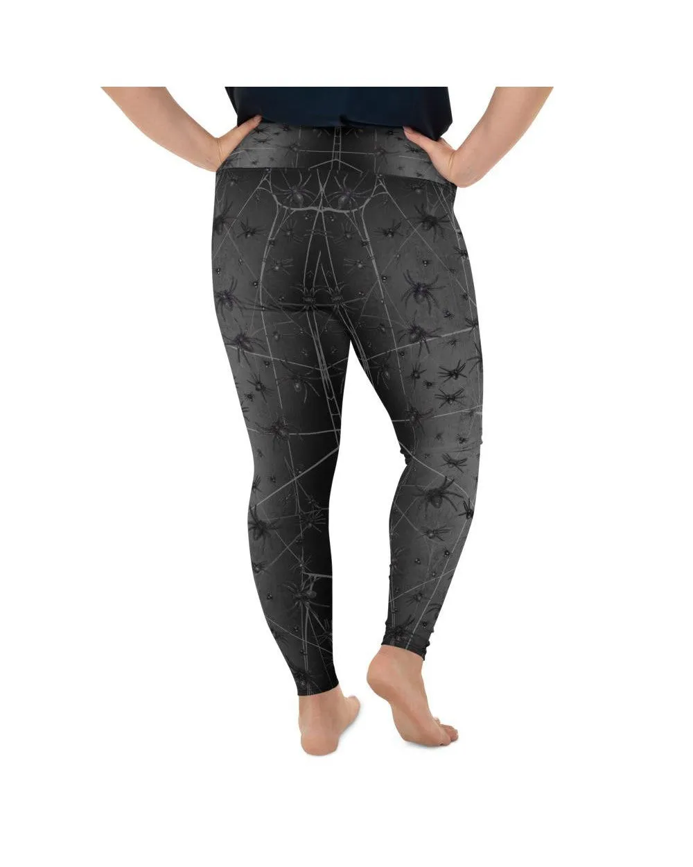 Crawling Spiders Plus Size Leggings