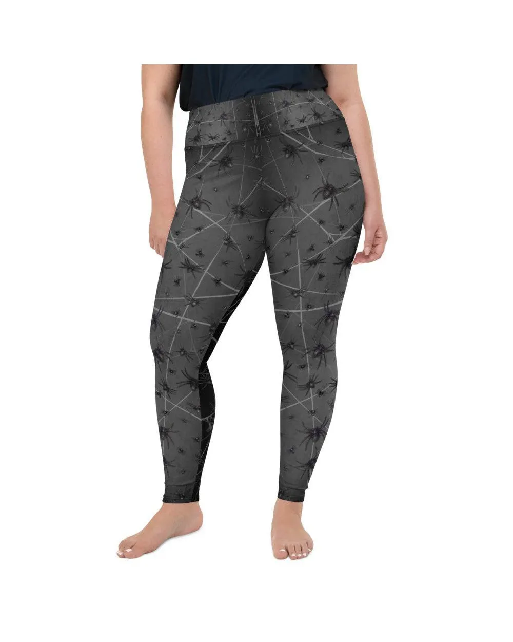 Crawling Spiders Plus Size Leggings