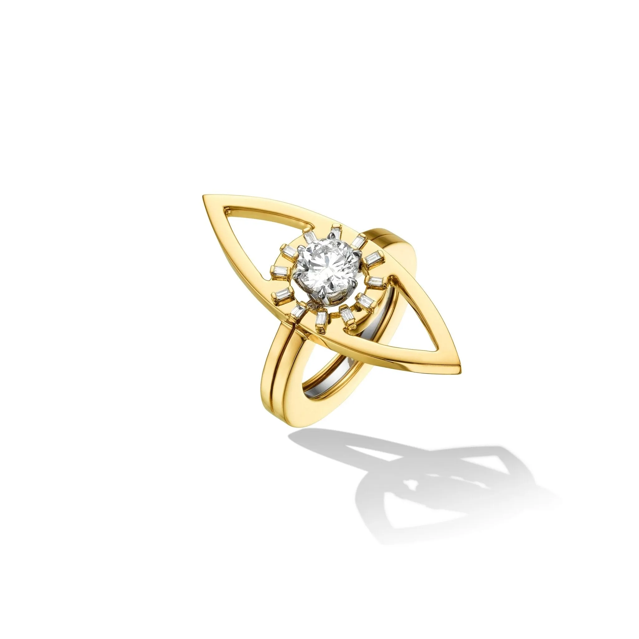 Custom Platinum Solitaire Ring