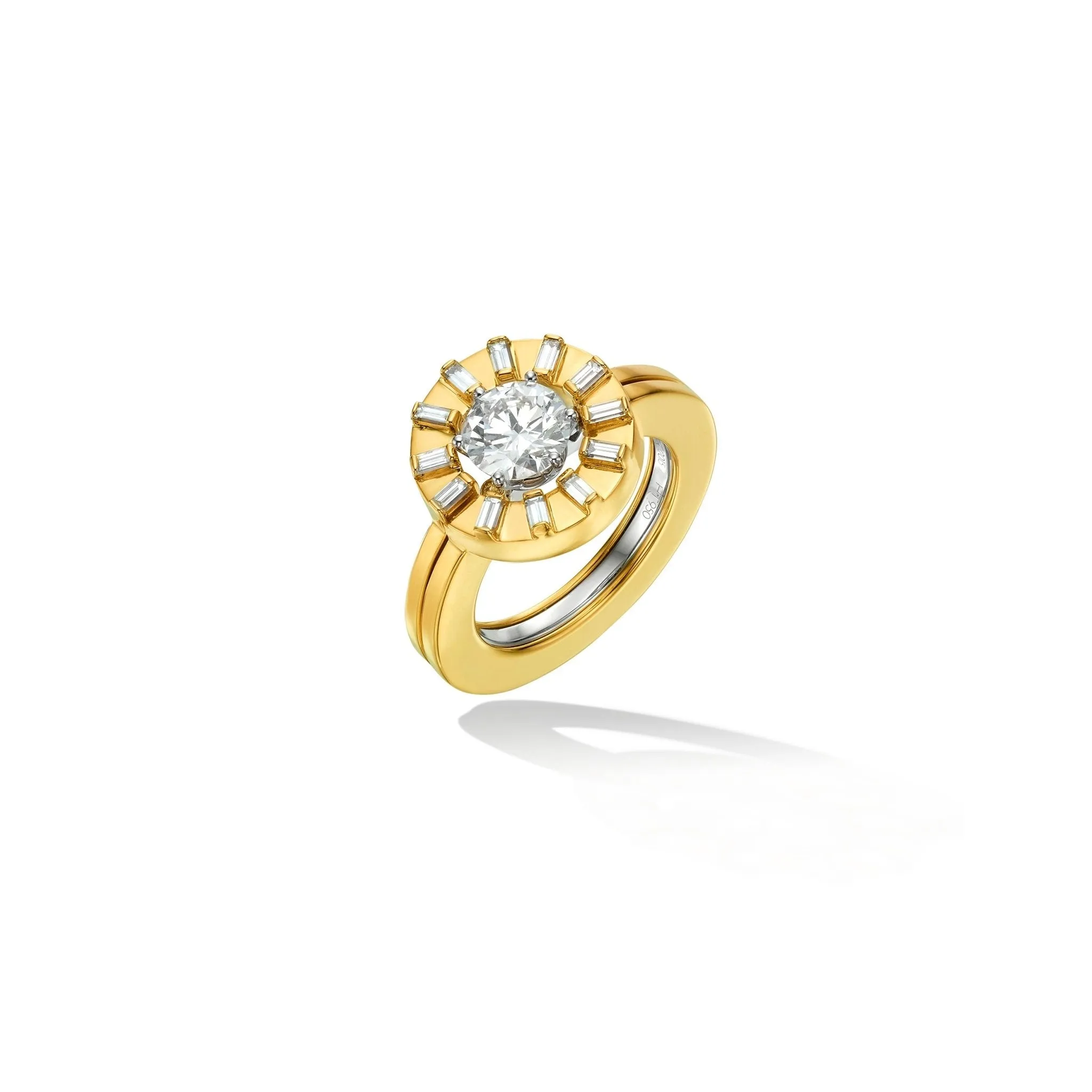 Custom Platinum Solitaire Ring