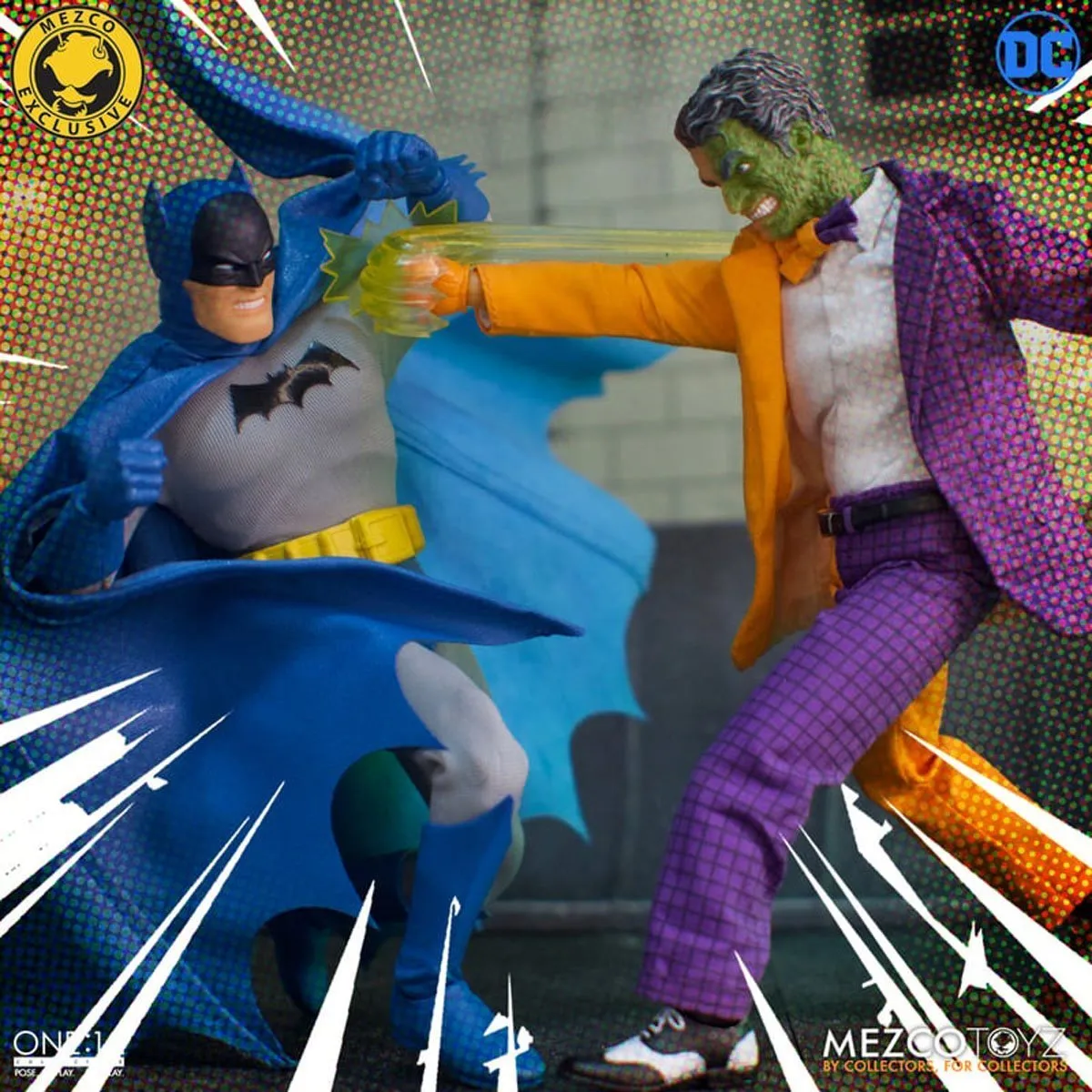 DC Comics Mezco One:12 Collective Batman vs Two-Face Boxed Set (Golden Age Edition)