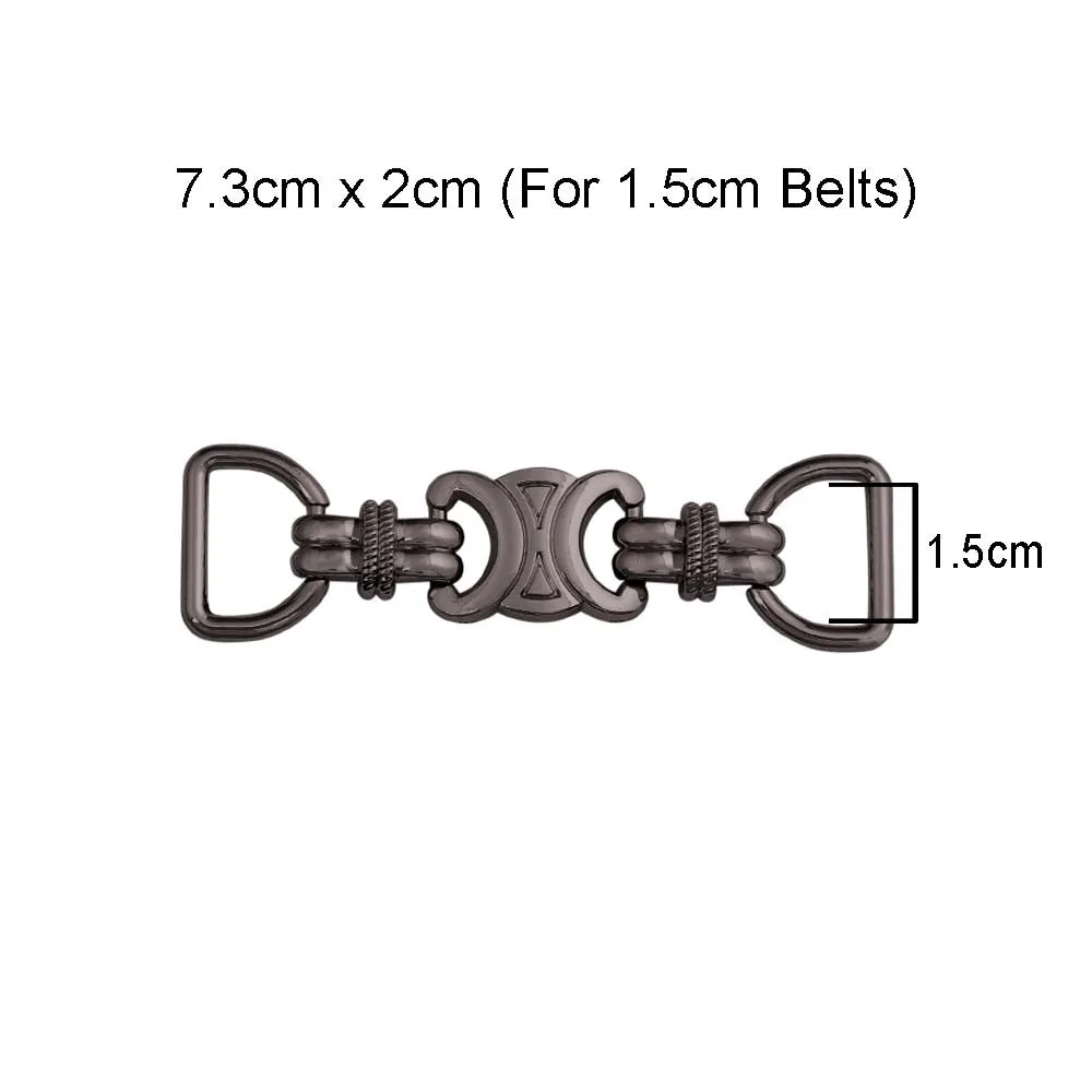 Decorative Shoe Buckle Clip & Belt Accessory for Clothing