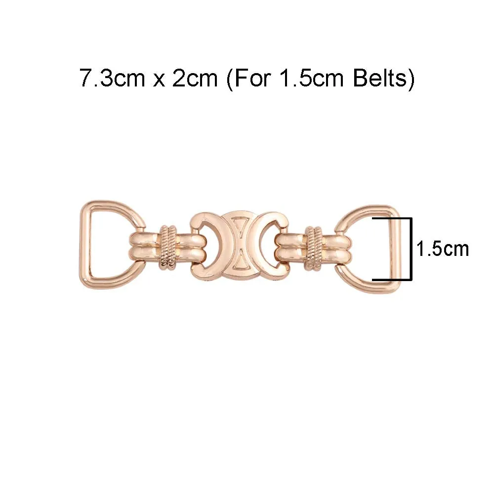 Decorative Shoe Buckle Clip & Belt Accessory for Clothing