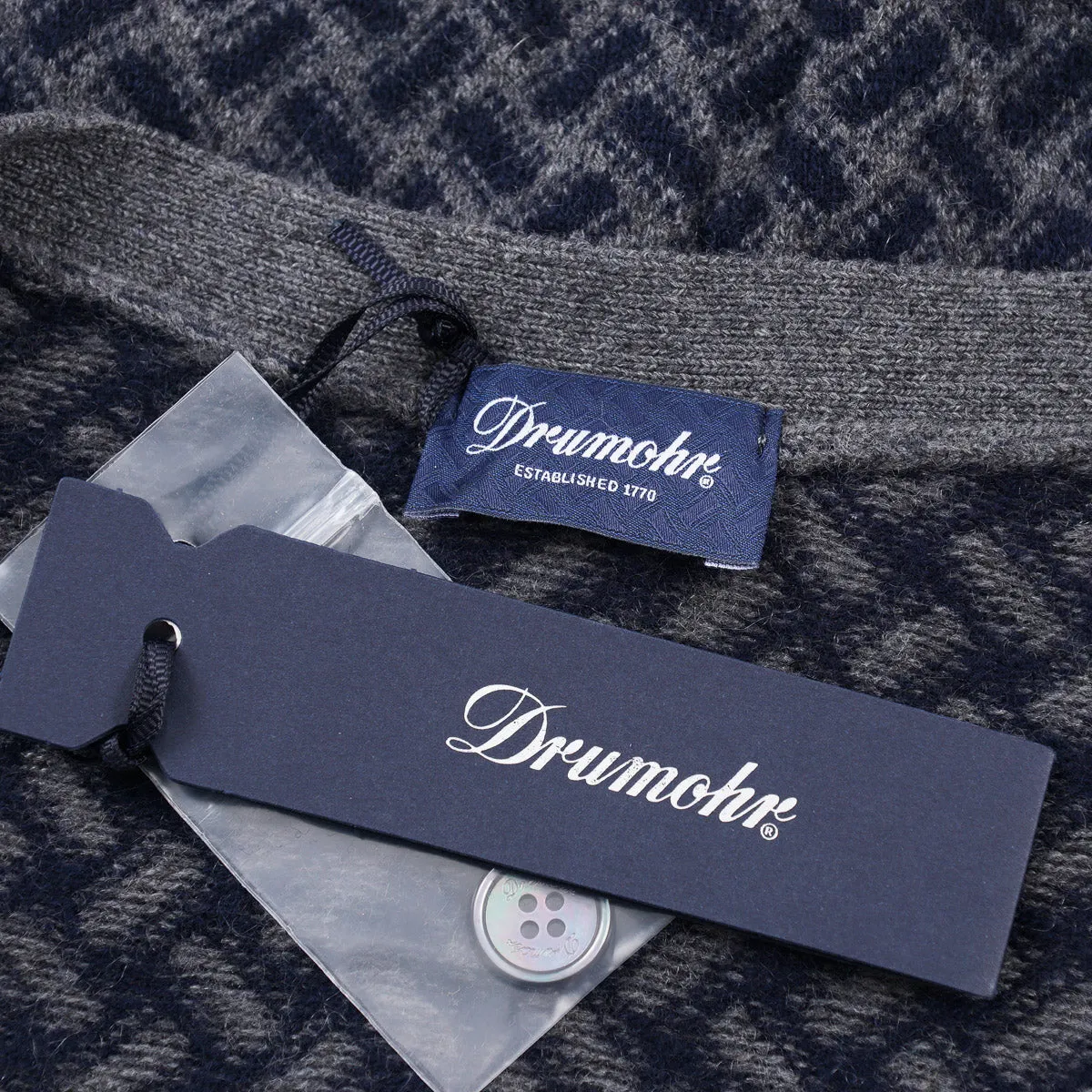 Drumohr 'Biscottino' Cashmere Cardigan Sweater