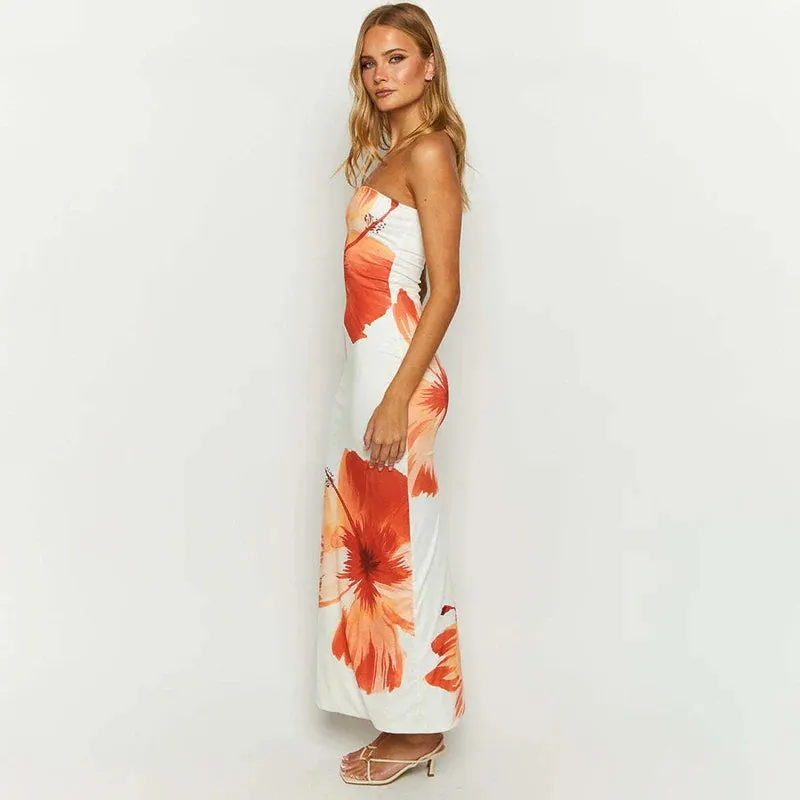 Elegant Chic Unique Sensational Playful Sensational Flattering Maxi Dress