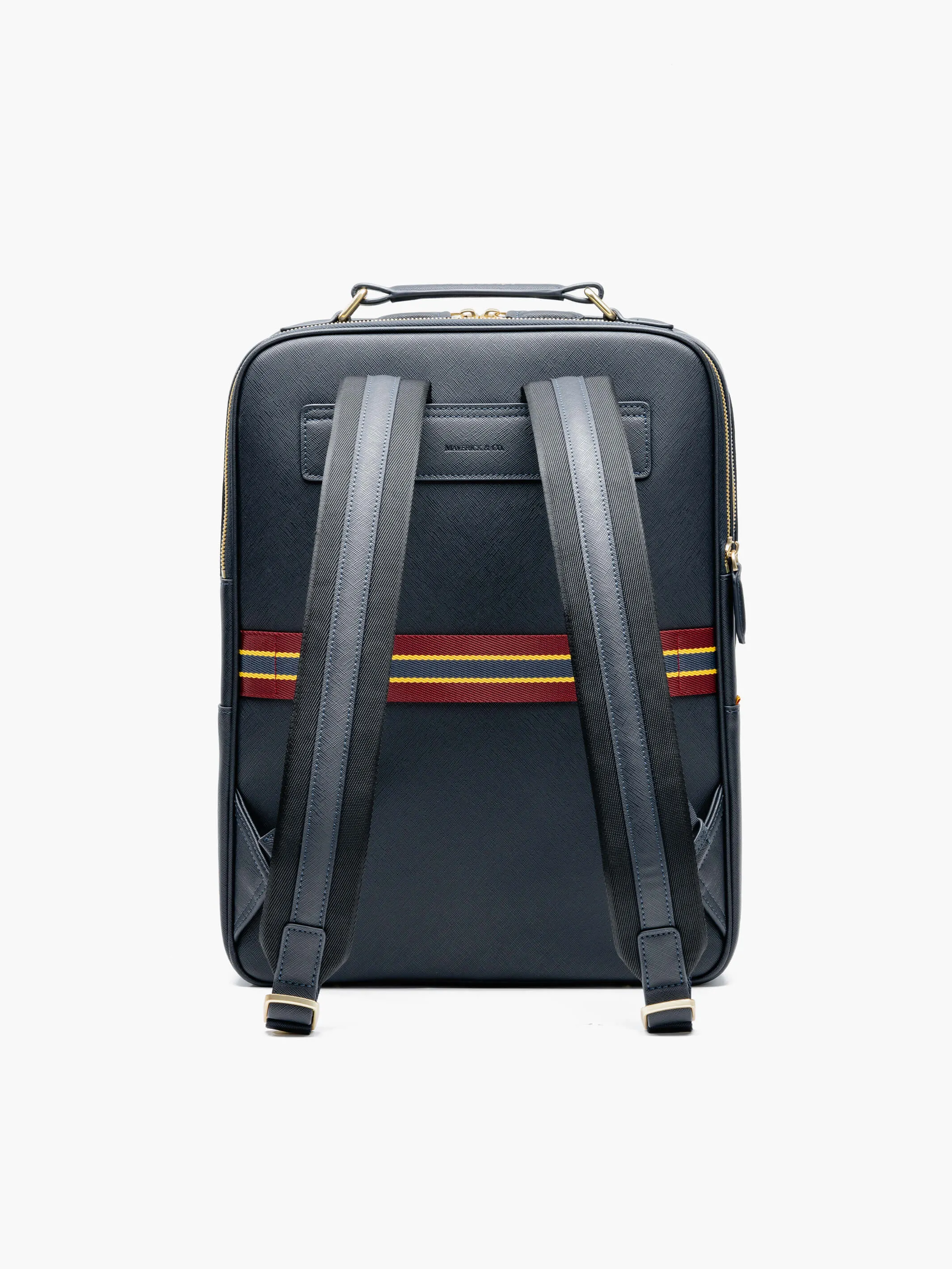 FC Barcelona Double-Zip Leather Backpack