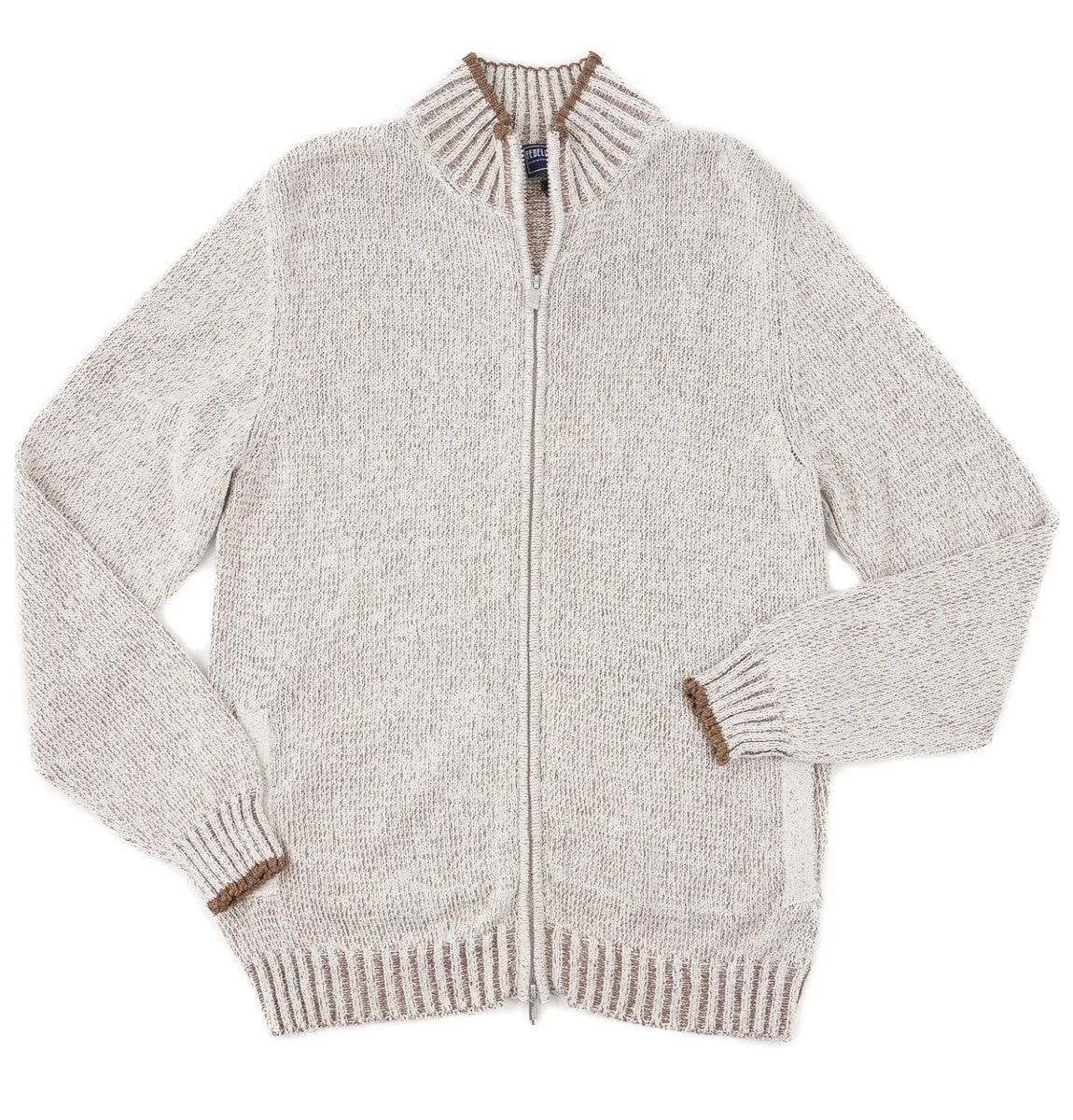 Fedeli Full-Zip Cardigan Sweater