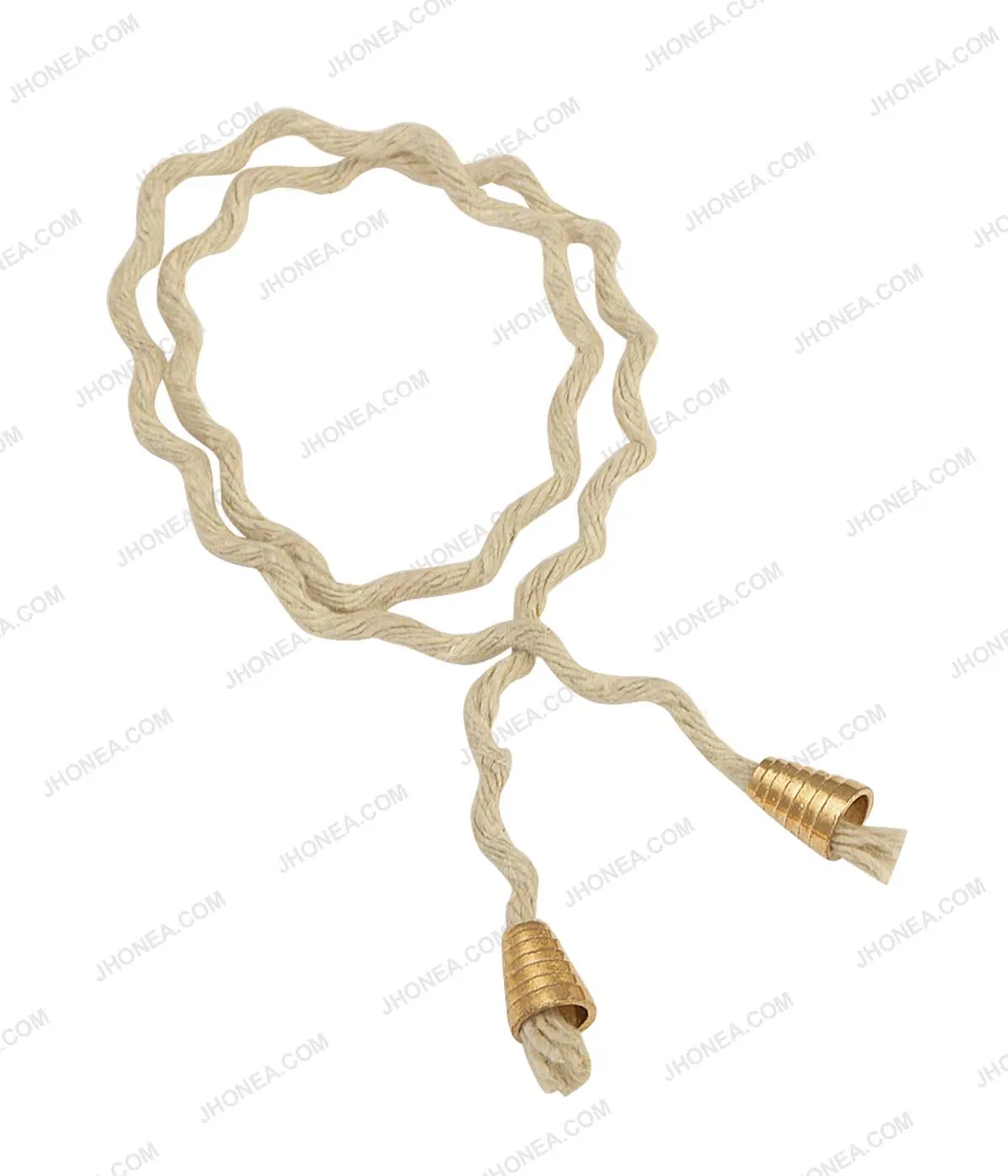 Gold Metal Aglets for Hoodies & Track Pants Drawstring Cord Tip