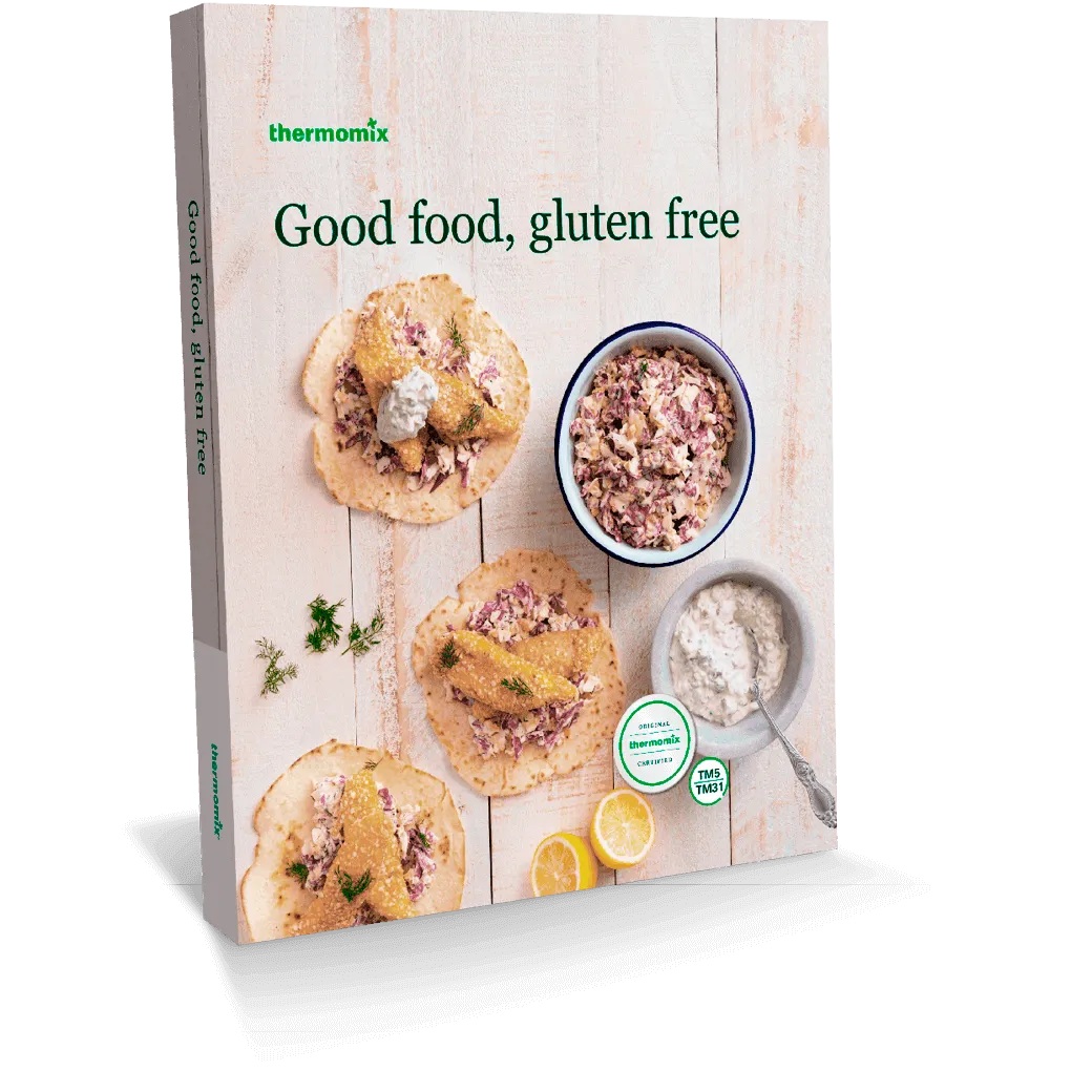 Good Food, Gluten Free Cookbook & Waffle Maker Bundle