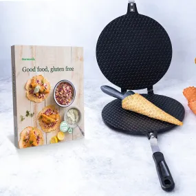 Good Food, Gluten Free Cookbook & Waffle Maker Bundle