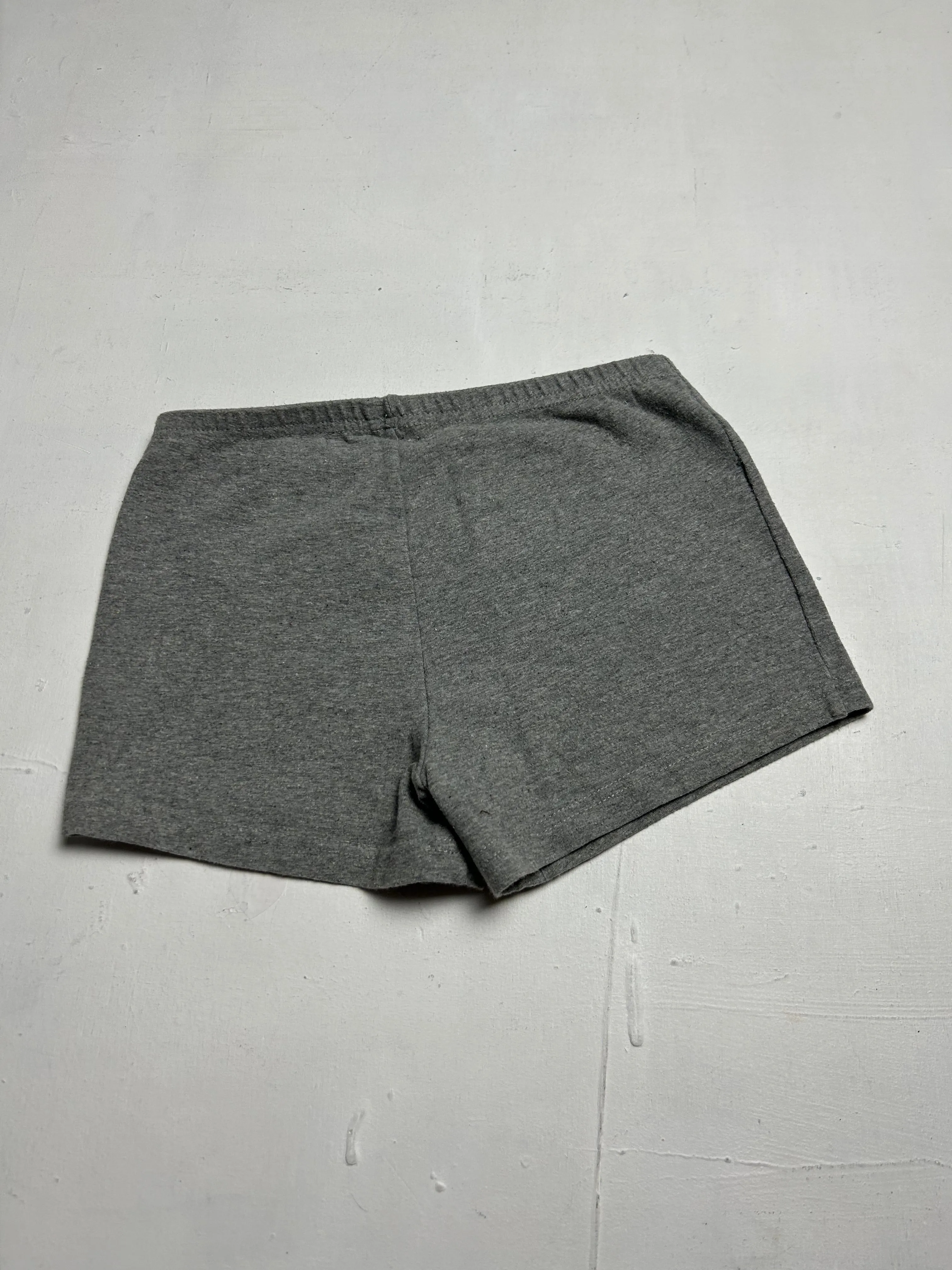 Grey cotton stretchy  low rise mini micro short (S)