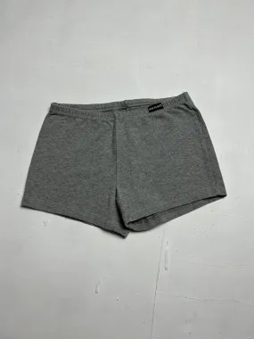 Grey cotton stretchy  low rise mini micro short (S)