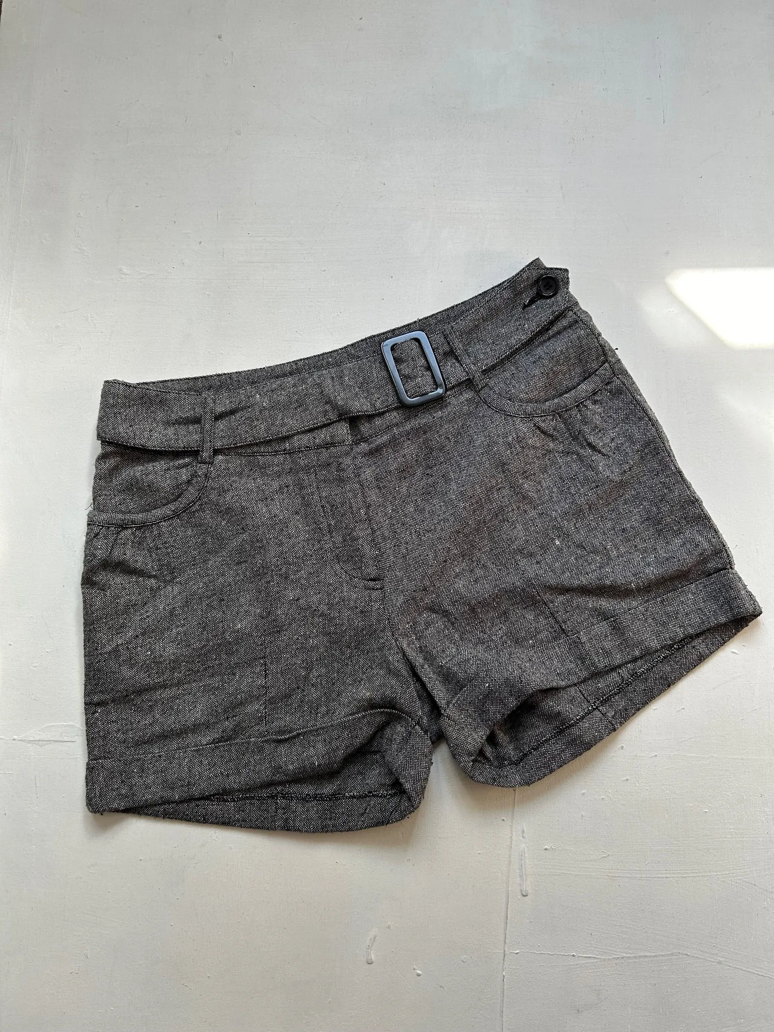 Grey low rise mini short (M)