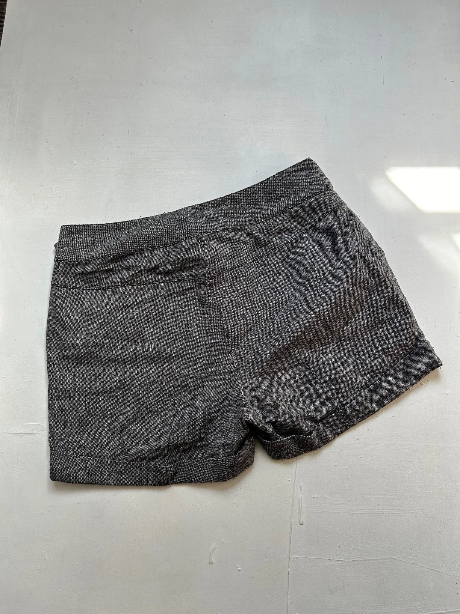 Grey low rise mini short (M)