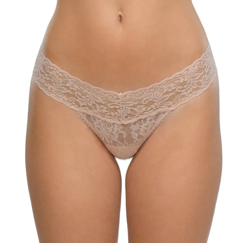 Hanky Panky Signature Lace Low Rise Thong Chai