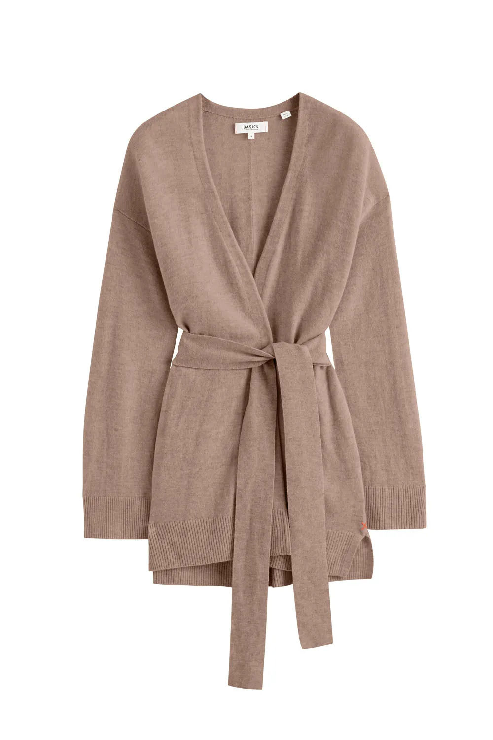 Hazel Wool-Cashmere Belted Cardigan