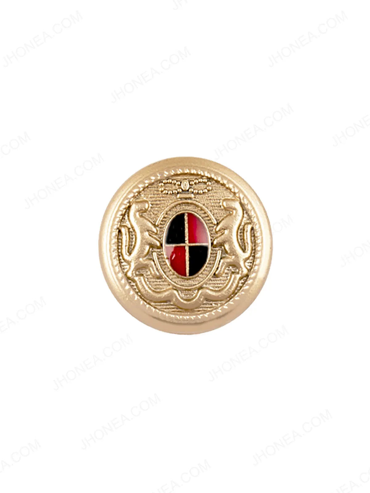 Heraldic Design Classic Matte Gold Blazer Button