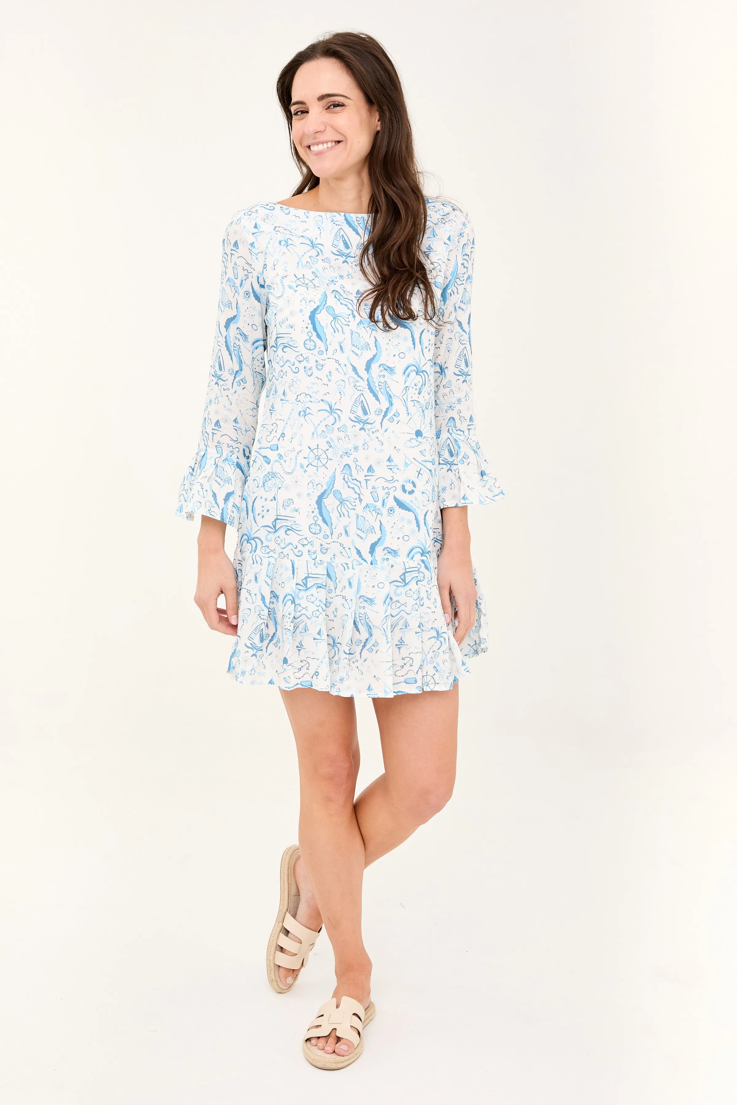 Jeannie Dress - Airy Blue Weekend