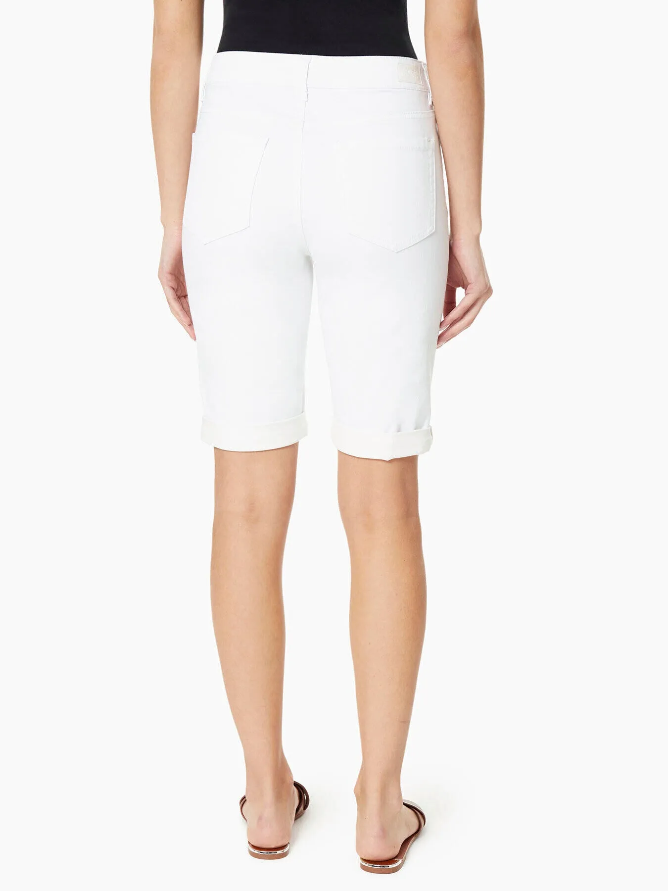 Lexington Soft White Bermuda Shorts