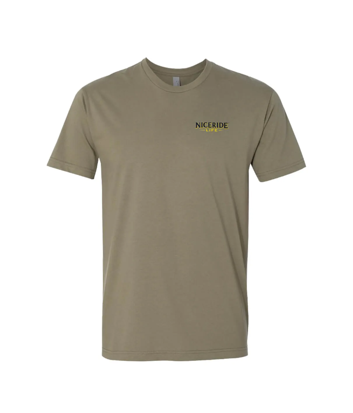 Loaded - Olive Or Gray Next Level 100% Cotton Short Sleeved Men's T-Shirt,