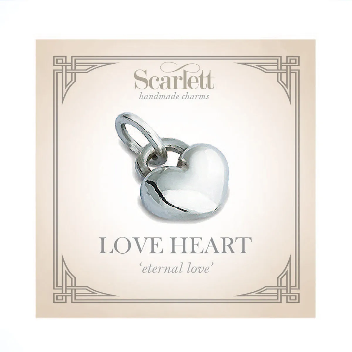 Love Heart Gold Charm