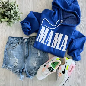 MAMA • Heather Royal Hoodie