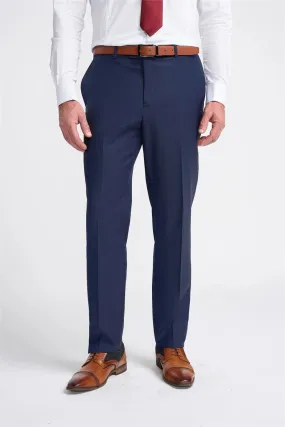 Men's Trousers Navy Blue Formal Suit Pants