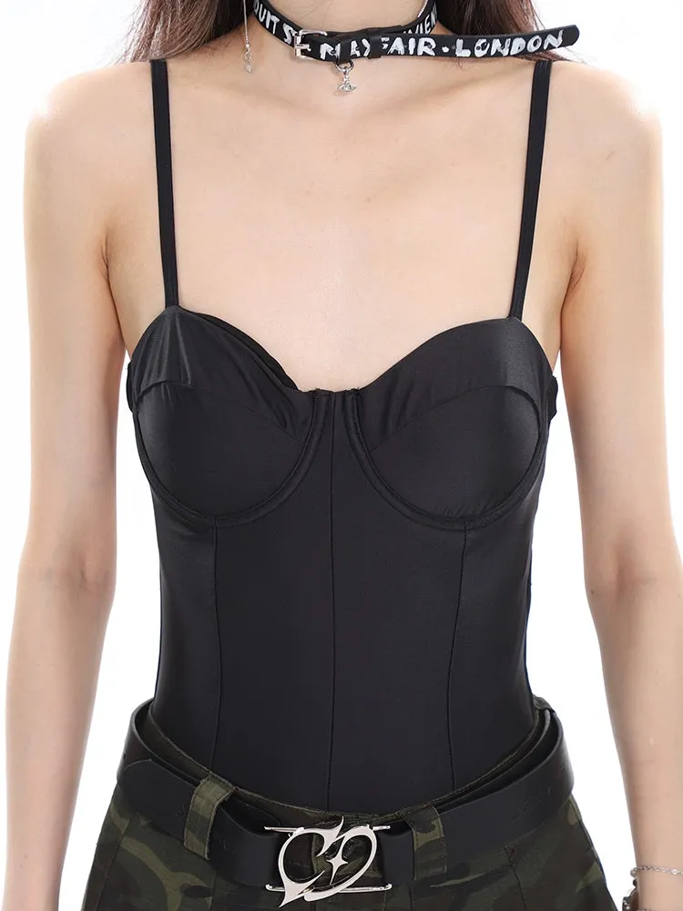 Minimal Bustier Corset Bodysuit