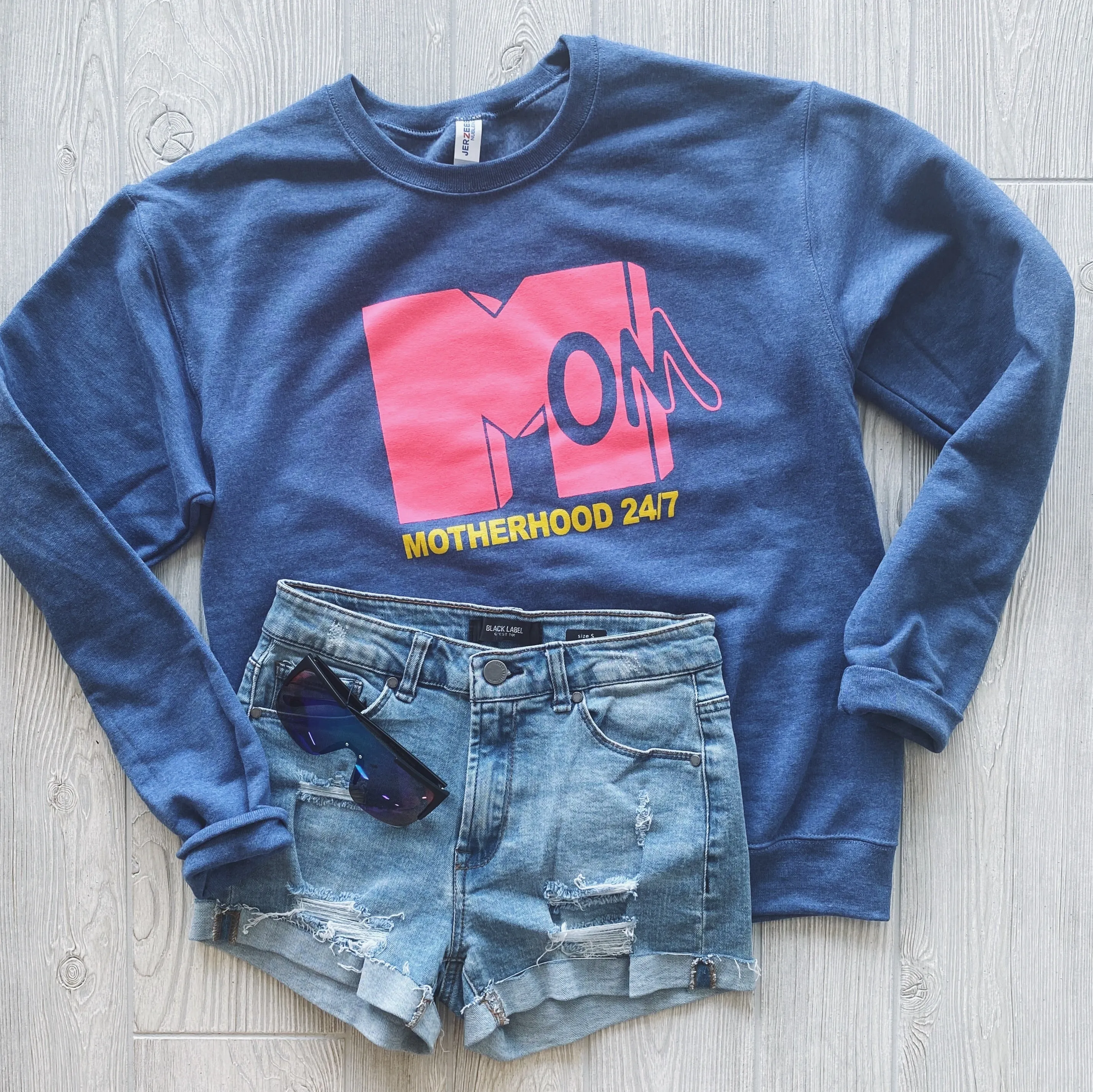 MTV Motherhood • Denim Pullover