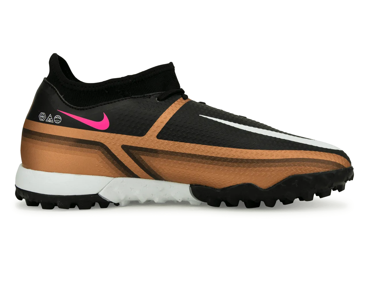 Nike Men's Phantom GT2 DF Academy TF Metallic Copper