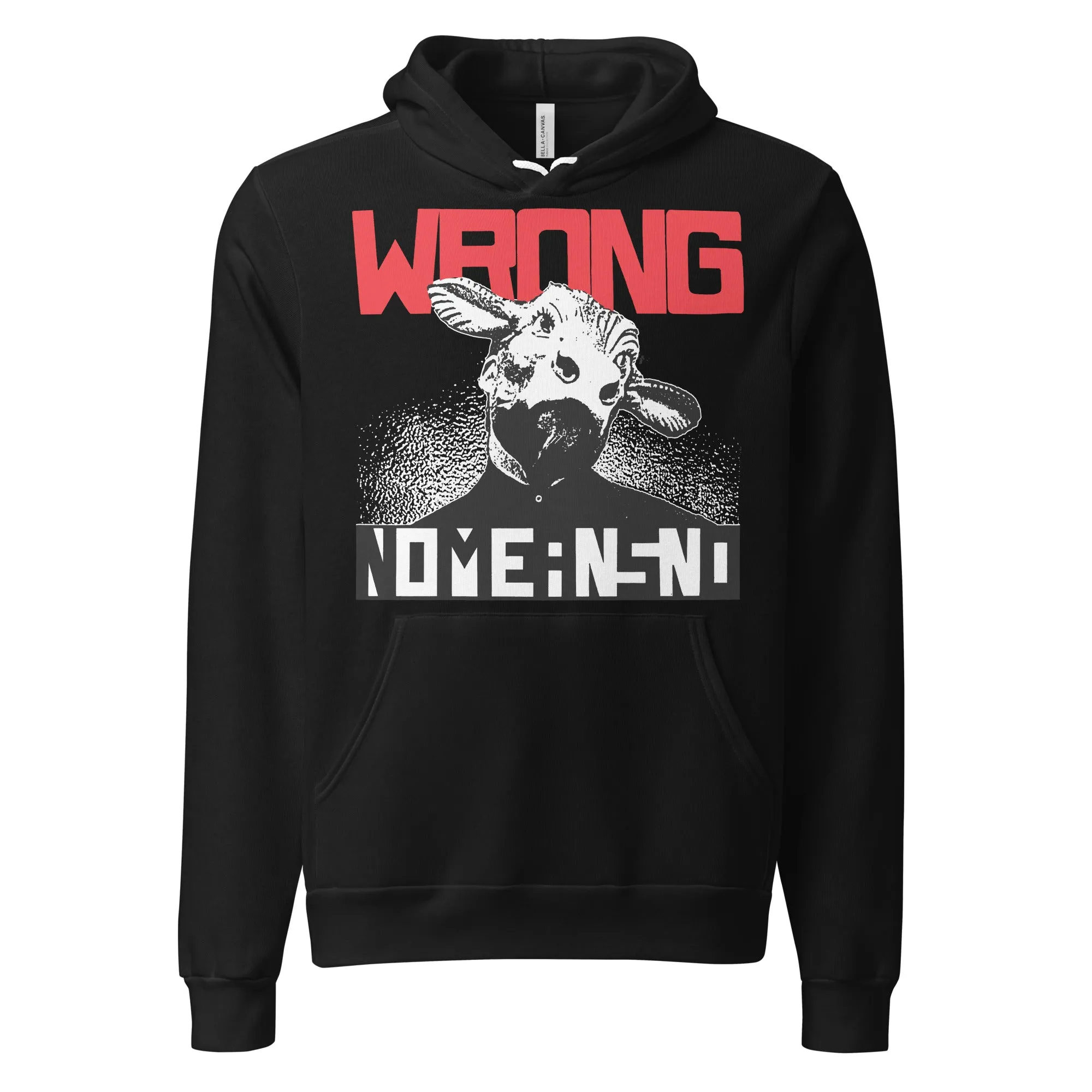 NOMEANSNO “Wrong” Black Pullover Hoodie