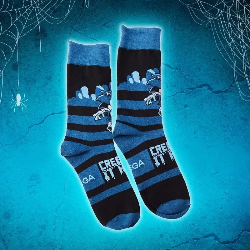 Official Sonic the Hedhehog 'Creepin' It Real' Socks (One Size)