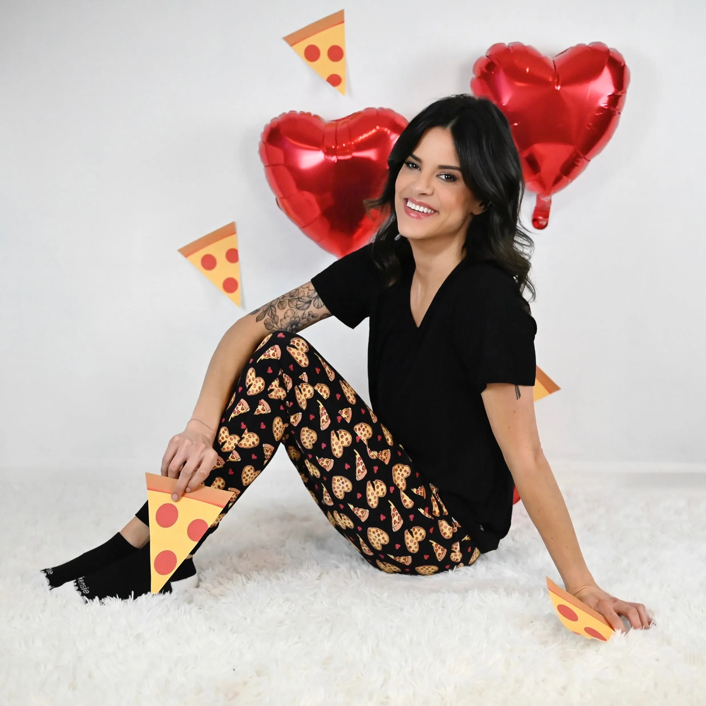 Pizza My Heart Adult Joggers