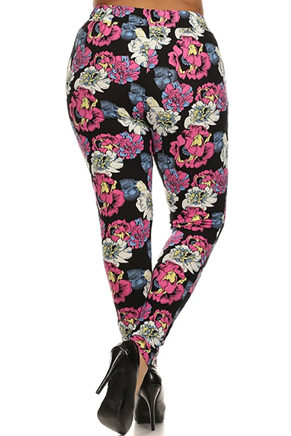 Plus Size Semi Harlem High Waist Leggings with Pockets