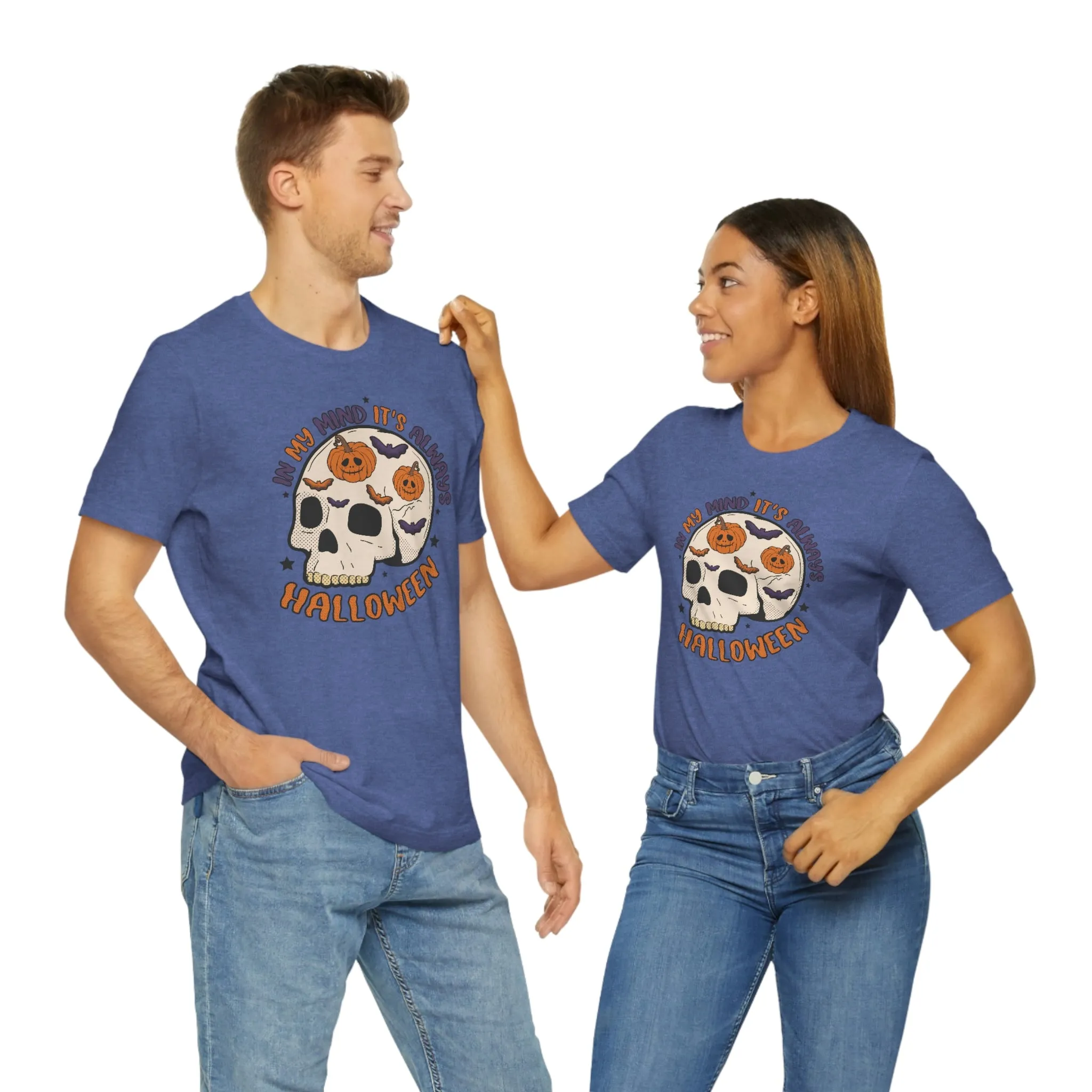 "Always Halloween" Skull Tee - Unisex Shirt