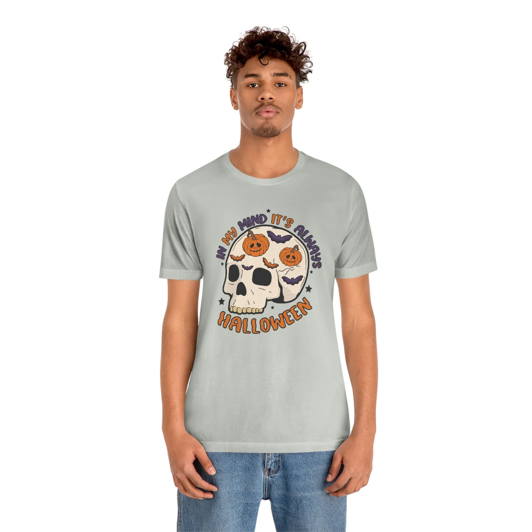 "Always Halloween" Skull Tee - Unisex Shirt